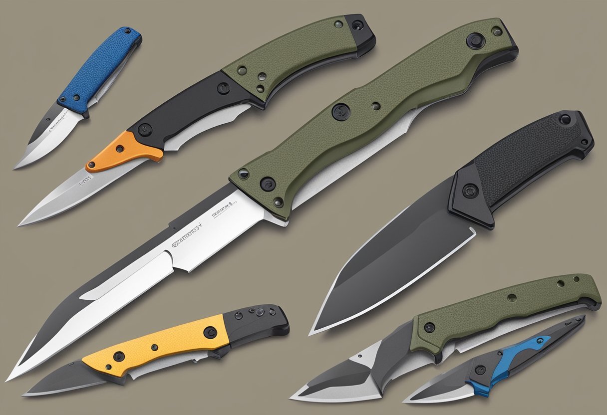 A rugged drop point knife being tested in various outdoor scenarios, showcasing its performance and utility